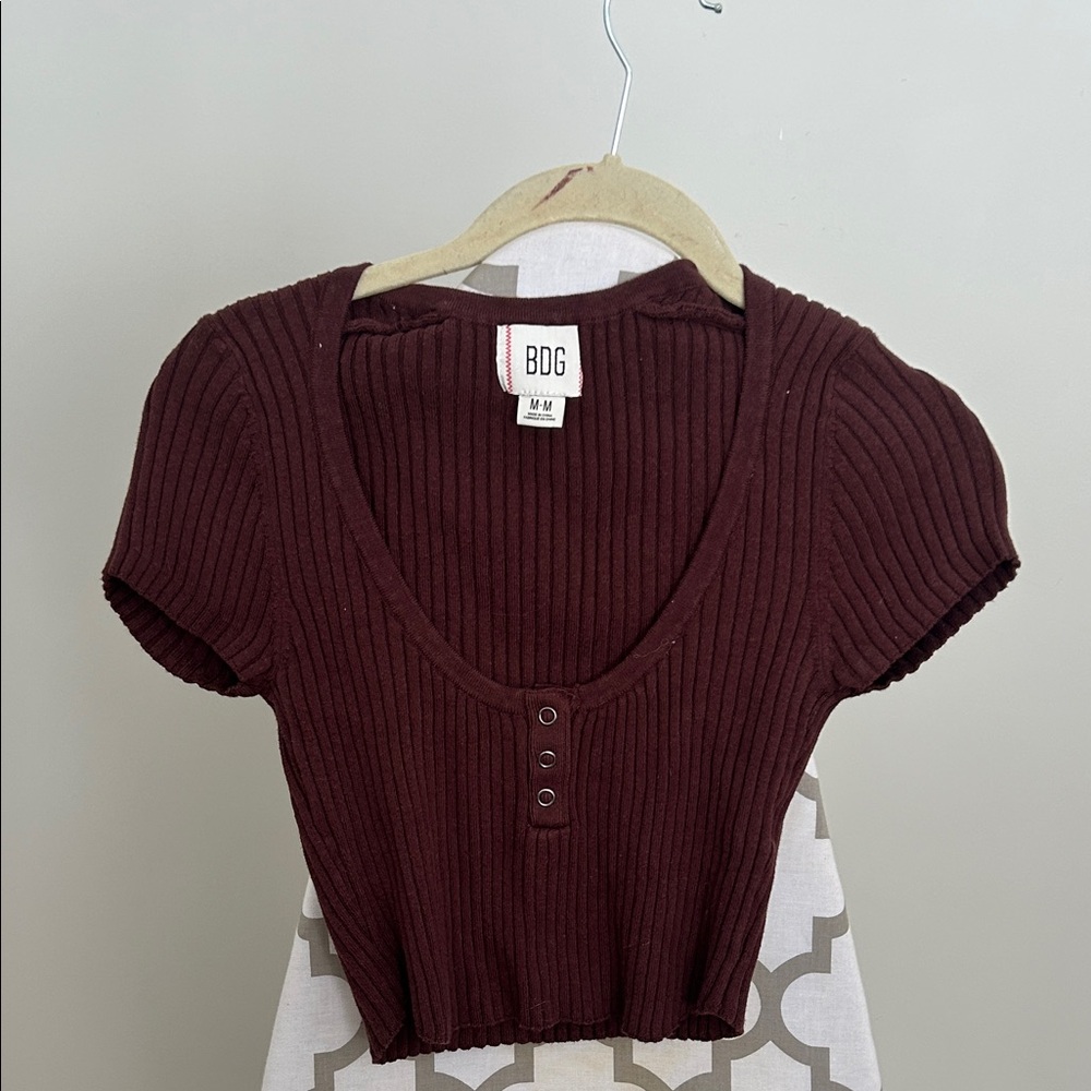 BDG Ribbed Crop Top